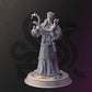 
Halfling Snow Cleric - Darius Burrows Miniature for DnD Dungeons and Dragons 28mm/32mm TTRPG Fantasy  DnD 5e Pathfinder Spellcaster Magician