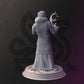 
Halfling Snow Cleric - Darius Burrows Miniature for DnD Dungeons and Dragons 28mm/32mm TTRPG Fantasy  DnD 5e Pathfinder Spellcaster Magician