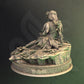 
Young Elven Druid Dungeons and Dragons 28mm/32mm/38mm Mini RPG Tabletop Miniature DnD Painting Pathfinder 5e DnD Forest Elf Verina - DmS