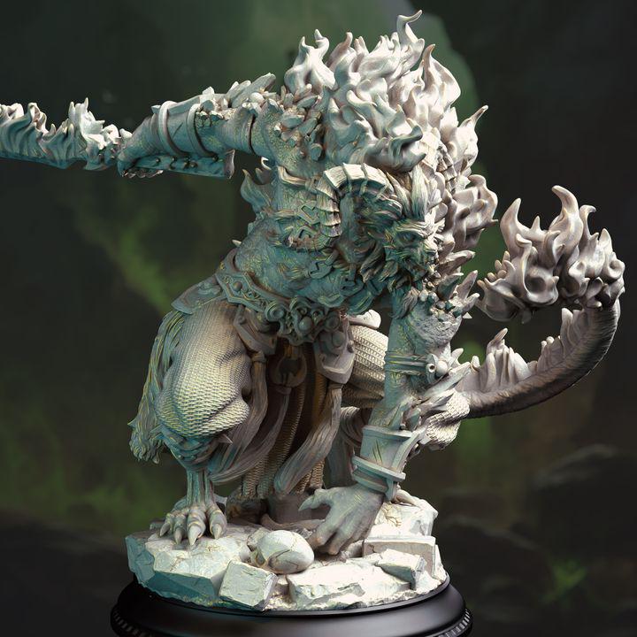 
Rakshasa Demon Miniature Dungeons and