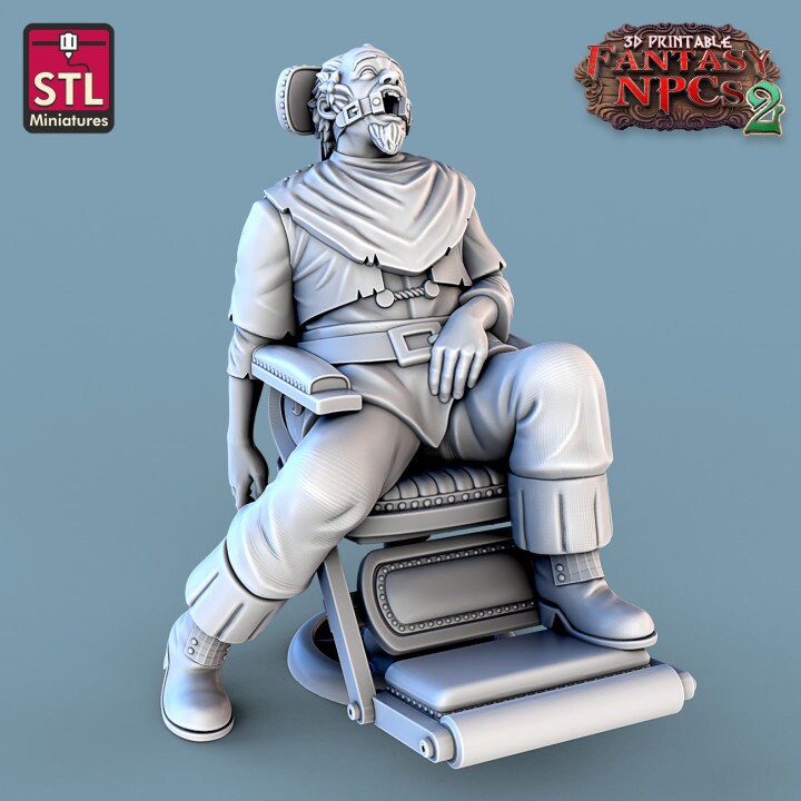 
Dentist Set, DnD, Dungeons and Dragons, Fantasy NPCs, Orc, Dwarf Miniatures, Scatter Terrain, Furniture, DnD Scatter, Fantasy Roleplay