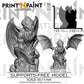 
Cthulhu Spawn – Gray PLA – 28mm / 32mm / 35mm / 54mm –PnP