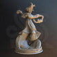 
Female Wizard Miniature DnD Dungeons and Dragons TTRPG Wargame Female Sorcerer Figurine Spellcaster Archmaester of Golden Wisdom - DmS