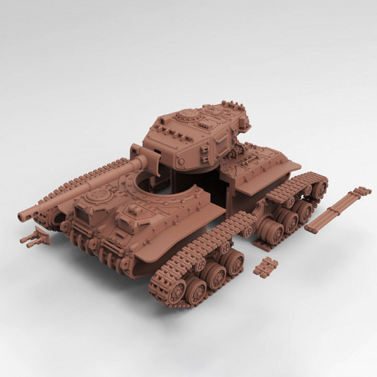 
Wasteland Tank Miniature Wargame Vehicle 28mm/32mm Wasteland Warfare Tank Miniature Heavy Weapons Vehicle Dieselpunk