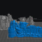 
Temple of Skulls Barricades DnD Dungeons and Dragons 28mm/32mm Scatter Terrain TTRPG Fantasy Tabletop Terrain Barricade Brick wall Skull s