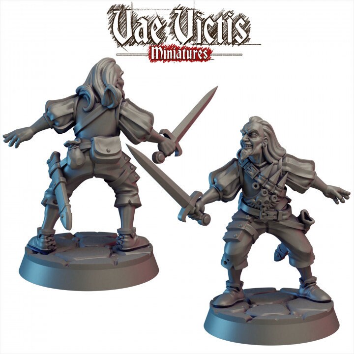 
Sword Mercenary for DnD Dungeons and Dragons 28mm/32mm Tabletop RPG Miniatures DnD Fighter Warrior Fantasy Pathfinder Miniatures