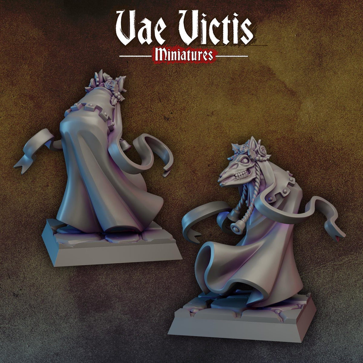 
Mari Lwyd for DnD Dungeons and Dragons 28mm/32mm Scale TTRPG Fantasy Figurine Wargame Fantasy Miniature Christmas Miniature Midwinter - V.V