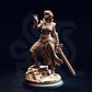 
Half-Elf Hexblade - Karisia of Timberly Dungeons and Dragons 28mm/32mm/38mm Mini RPG Tabletop Miniature DnD Painting Pathfinder 5e DnD - DmS