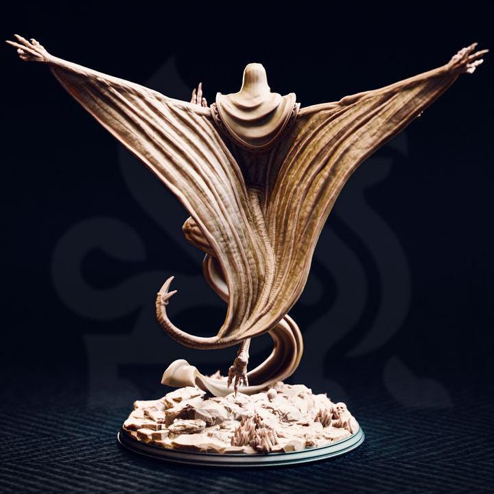 
Ancient Undead Monstrosity Dungeons and Dragons 28mm/32mm/38mm Mini RPG Tabletop Miniature DnD Painting Pathfinder 5e DnD - DmS