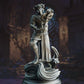 
Tiefling Infernal Warlock - Heron of Daronai | 28mm/32mm/38mm TTRPG Dark Fantasy Wargaming DnD Spellcaster NPC Warlock Miniature