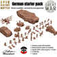 
46pc WW1 German Starter Pack – 15mm 20mm 28mm 32mm 1 35 Scale – Infantry, Vehicles & Artillery – Eskice Miniature