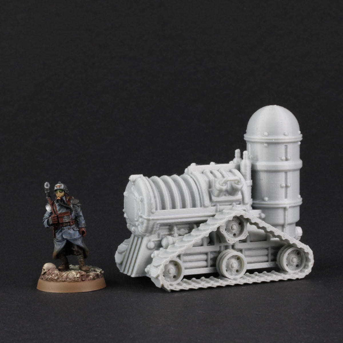 
Oil Runner, Transport Miniature, Scifi Miniatures, DnD, Dungeons and Dragons, Industrial Scifi, Scatter Terrain, 28mm, 32mm, Tesseract Tomb