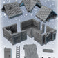 
Cottage House DnD Dungeons and Dragons 28mm/32mm Wargame Tavern DnD Scatter Terrain TTRPG Building Brick Diorama Brick Cottage