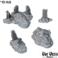 
Grave Scatter DnD Dungeons and Dragons 28mm/32mm Graveyard Figurines TTRPG Fantasy Wargame Tabletop gaming props Corpse Battlefield Figures