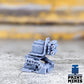 
The Arms Dealer Store 28mm/32mm Weapons Merchant TTRPG Wargame Terrain Kit Night Market Collection Basing bits Scifi Gun Shop Scenery