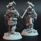 
3pc Snow Giants DnD Dungeons and Dragons 28mm/32mm TTRPG Fantasy Wargame Giant Miniatures Fighter Warriors 5e Wargame Giants Nordic Minis