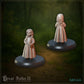 
3pc Baptism Ceremony Miniature Set DnD Dungeons and Dragons Priest Nun and Child for TTRPGs 28mm/32mm Fantasy Townsfolk - GG
