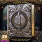 
Rogue Tome Dice Vault – Slide-Out Tray for Dice, Cards, Minis – DnD Spellbook Prop – Stealthy RPG Storage for Rogues & Thieves, FatesEnd