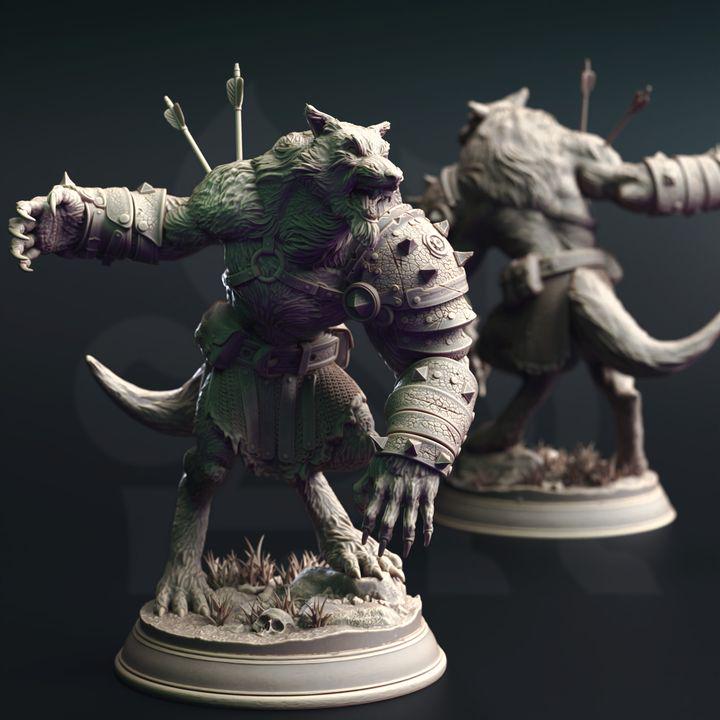 
3 Pc Werewolf Warriors DnD Dungeons and