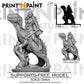 
Raptor Rider Amazon Miniature – Dungeons and Dragons RPG Tabletop Figure Pathfinder 5e –PnP