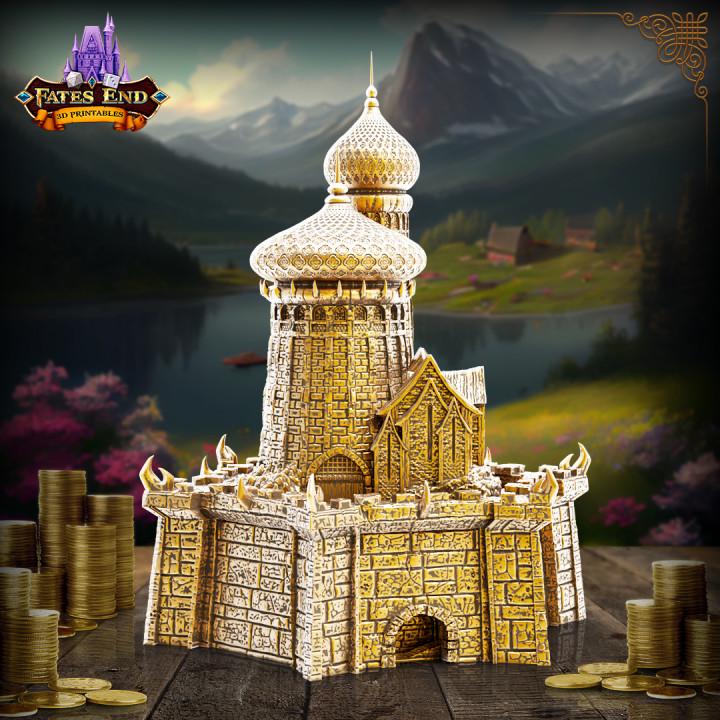 
Weis Hickman Coin Bank – Fantasy Castle Bank – D&D Coin Bank – RPG Tabletop Decor – Medieval Fortress Bank, FatesEnd