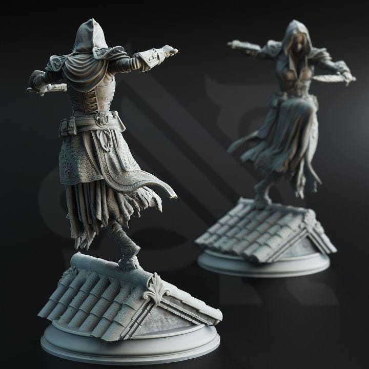 
Air Genasi Soulknife Psionic Rogue -