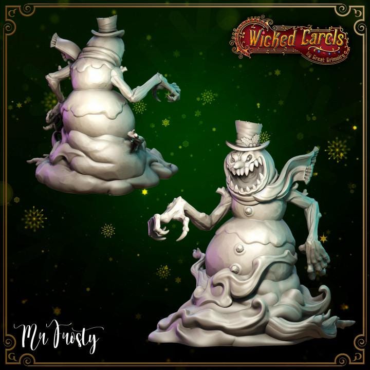 
MrFrosty Dungeons and Dragons 28mm/32mm Mini RPG Tabletop Miniature DnD Painting Pathfinder 5e DnD - GG
