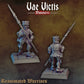 
10pc Skeleton Warrior Set for DnD Dungeons and Dragons 28mm/32mm Scale TTRPG Fantasy Wargame Skeleton Figurines Armored Warriors