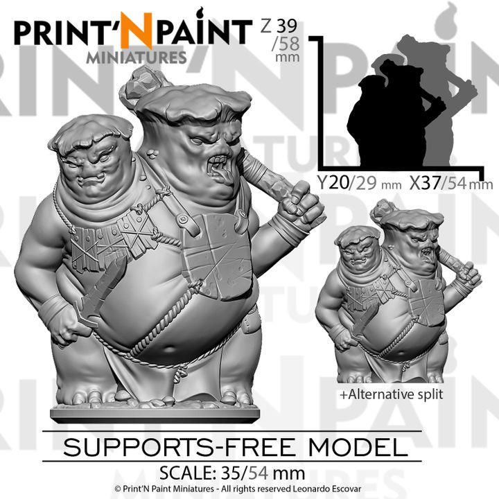 
Ettin Myconid – Fantasy Two-Headed