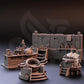 
Hags Hovel Terrain Witch Set DnD Dungeons and Dragons 28mm/32mm TTRPG Fantasy Miniatures DnD 5e Pathfinder Pathfinder Cauldron Books Altar