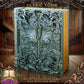 
Cleric Tome Dice Vault – Slide-Out Tray for Dice, Cards, Minis – DnD Spellbook Prop – RPG Storage for Divine Casters & Healers, FatesEnd