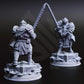 
Dwarf Noble Fighter - Kharmir the Chronicler | 28mm/32mm/38mm TTRPG Dark Fantasy Wargaming Underdark Barbarian Fighter NPC Ashen Dwarves