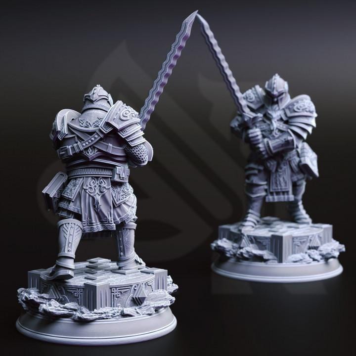 
Dwarf Noble Fighter - Kharmir the Chronicler
