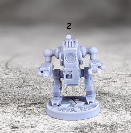 
Maintenance Robots 28mm 32mm DnD Dungeons and Dragons Scifi Miniatures for TTRPG Wargames Fantasy Robots Tiny Mechs by Print Minis
