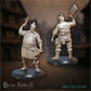 
Dark Market Fish Market Vendor Stall for Dungeons and Dragons 28mm/32mm TTRPG Diorama NPC Butcher Figurine Fish Cart and Barrel - GG