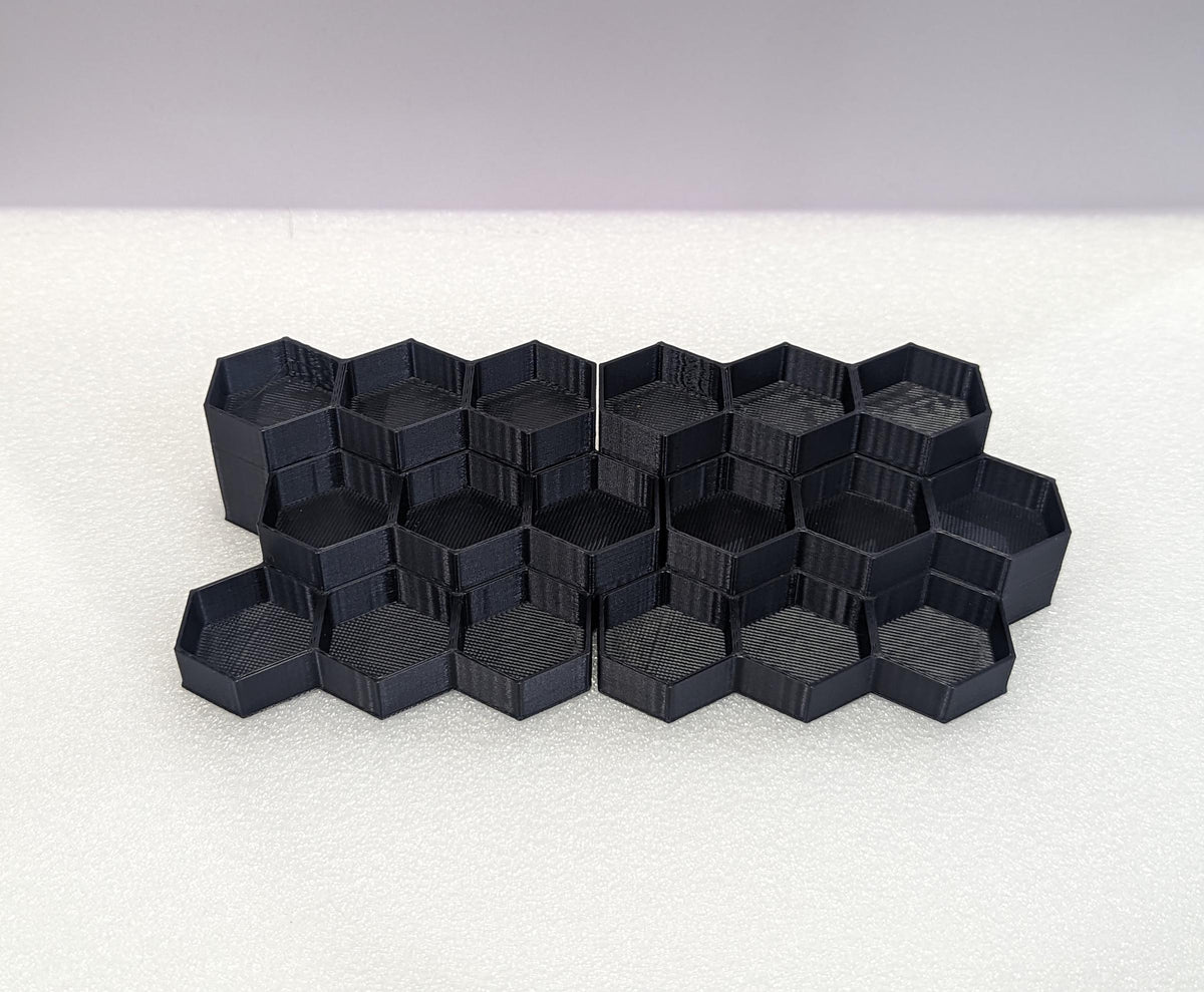 
3D Printed Paint Rack Organizer 9 Slot Sections for Vallejo & Army Painter Ideal for DnD Painters and Craft Organization Storage