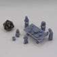 
Tavern Cooks DnD Dungeons and Dragons TTRPG Wargame Scatter Terrain Female Cook NPCs Townsfolk NPCs Wargame Miniatures Food Diner
