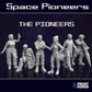 
6pc Space Pioneer Team (Space Pioneers Collection) | 28mm/32mm TTRPG Mountain Stronghold Corp Planet 579a Sci-fi Wargaming Space Hero Minis