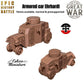 
46pc WW1 German Starter Pack – 15mm 20mm 28mm 32mm 1 35 Scale – Infantry, Vehicles & Artillery – Eskice Miniature
