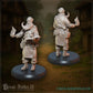 
Alchemists Workshop NPC and Scatter for Dungeons and Dragons 28mm/32mm TTRPG Townsfolk npc Miniature Villager - GG