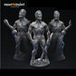 
3pc Laboratory Zombies – Undead Experiment Miniature Set – 28mm 32mm 35mm Scale – Tabletop RPG Figures for DnD & Pathfinder – Gray PLA –PnP