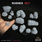 
15pc Bushes - Basing Bits (Plants) 28mm/32mm Fantasy Forest Thickets Basing Materials Botanical Garden Scatter Woodland Scenery ElementsZbW
