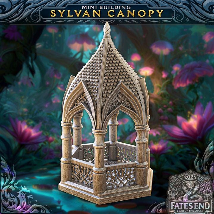 
28/32mm Scale Sylvan Canopy Mini Building