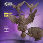 
Flying Cat Familiar DnD Dungeons and Dragons  28mm 32mm D&D Wargame Miniatures for Dioramas TTRPG Fantasy - Nm