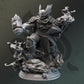 
Fiery Forge Cleric DnD Dungeons and Dragons 28mm/32mm TTRPG Fantasy Wargame Cleric Holy Warrior DnD 5e Pathfinder Detailed 12K Miniatures