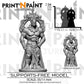 
Asura Demon – Fantasy Fiend Miniature – 28mm 32mm 35mm Scale – Tabletop RPG Monster for DnD & Pathfinder – Gray PLA –PnP