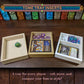 
Bard Tome Dice Vault – Slide-Out Tray for Dice, Cards, Minis – DnD Spellbook Prop – RPG Storage for Musical & Charismatic Bards, FatesEnd