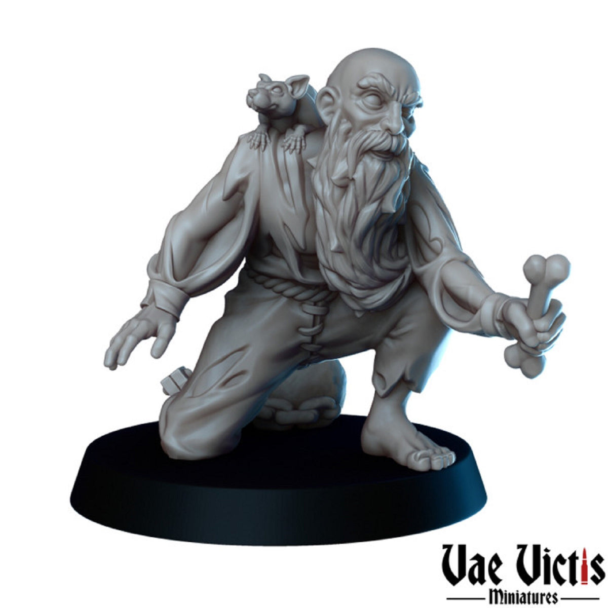 
DnD Prisoner Set Dungeons and Dragons Prisoners of War for Wargame Tabletop RPGs 28mm or 32mm Scale Executioner Prisoners and Orc Guard Mini