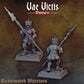 
10pc Skeleton Warrior Set for DnD Dungeons and Dragons 28mm/32mm Scale TTRPG Fantasy Wargame Skeleton Figurines Armored Warriors