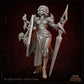 
Female Fighter with a Skeleton shield for Dungeons and Dragons 28mm/32mm/35mm TTRPG Joanna - GG